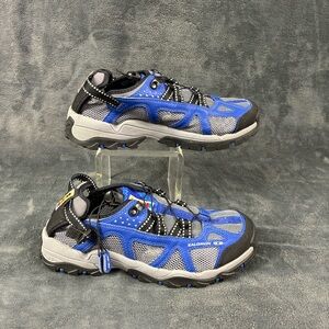 Salomon Black and Blue Outdoor Sneakers